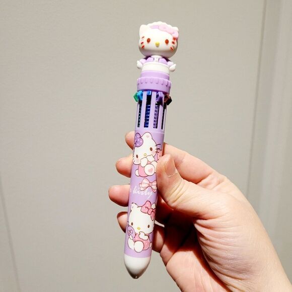 Brand New Set Of 4 Hello Kitty Multi Color Pens - Picture 3 of 7